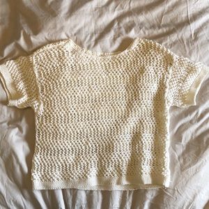 Club Monaco crocheted sweater